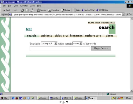  Fig. 9 For this you have to first create separate text files in which you input author names, subject 