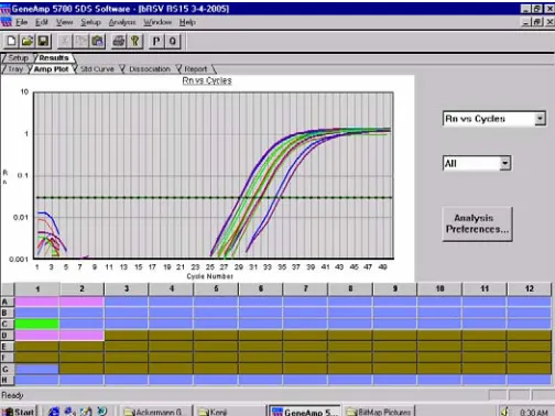 Fig. 11: Sensitivity of the assay: RNA from the equivalent of a single cell  infected with bRSV was analyzed for the presence of bRSV and ovine ribosomal S15 mRNA (housekeeping gene)