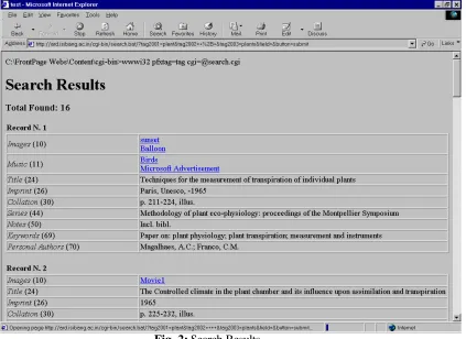 Fig. 2: Search Results 