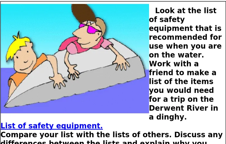 Figure 1 shows an example of learning objects while the figure 2 shows how the learning object is being used in teaching the swimming