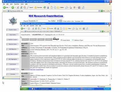 Fig. 2  Search Interface 