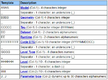 Figure 5:Data file name specifications 