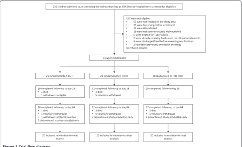 Figure 1 Trial flow diagram.