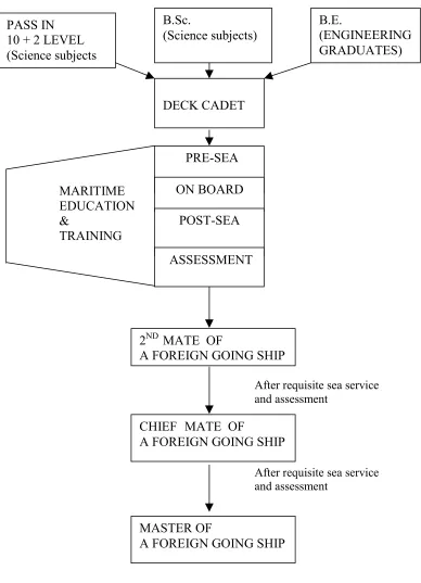 Figure 2.1  Career Profile of a Deck Cadet