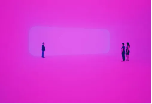 Figure 5. James Turrell, Breathing Light, 2013, LED light into space, dimensions variable