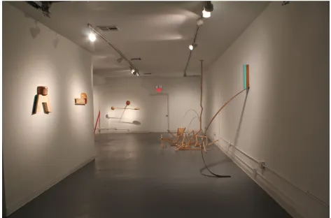 Figure 6.  Awkward Silence. Installation view, 2017. 