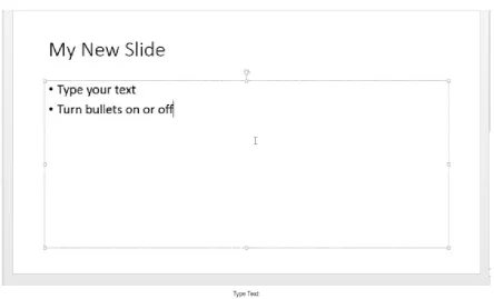 Figure 42 – standard layout choices
