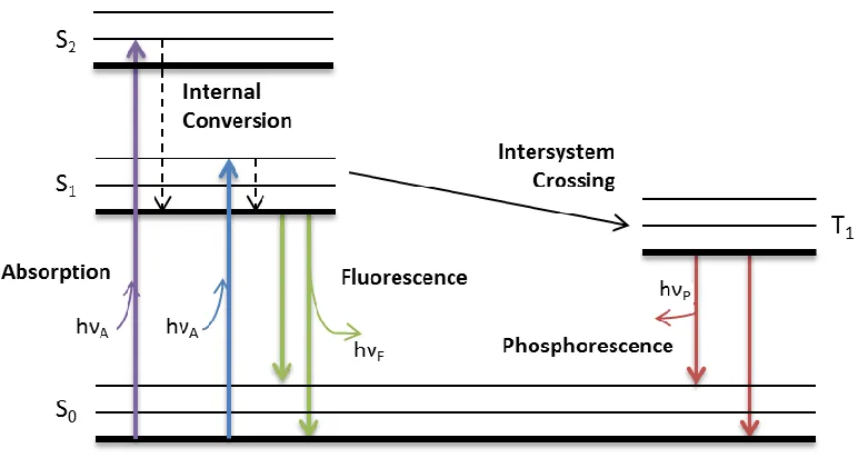 Figure 1.1 Jablonski Diagram.  