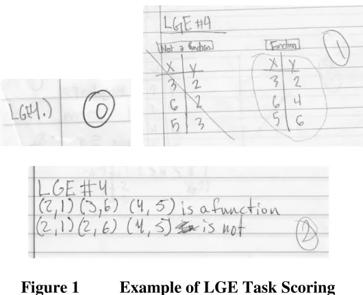 Figure 1 Example of LGE Task Scoring 