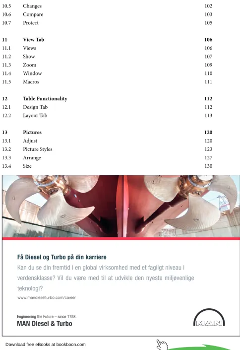 Table Functionality 