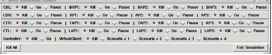 Figure 11: WIDS Simulation Control GUI