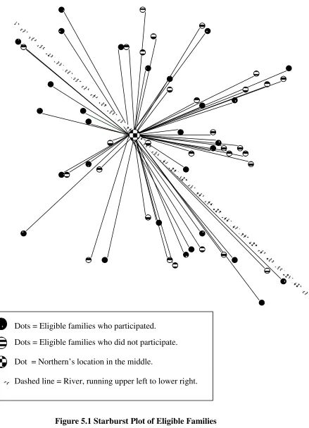 Figure 5.1 Starburst Plot of Eligible Families 