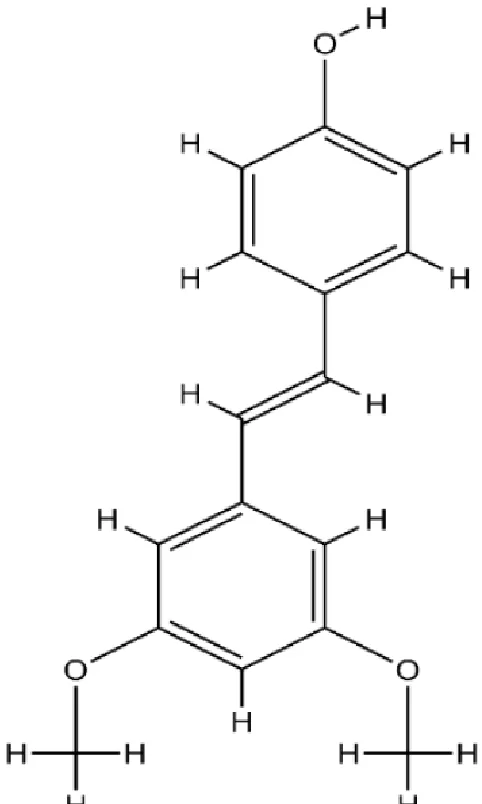 Figure 1: Structure of Pterostilbene.