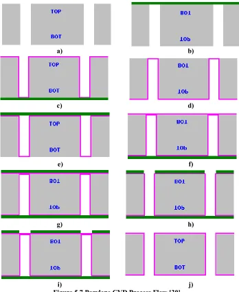 Figure 5.7 Parylene CVD Process Flow [30] 