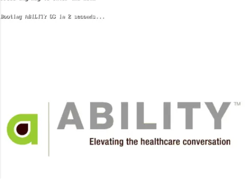 FIGURE 11.  ABILITY Splash Screen