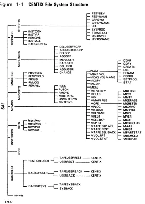 Figure 1-1 CENTIX File System Structure 