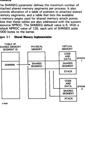 Figure 3-1 Shared Memory Implementation 