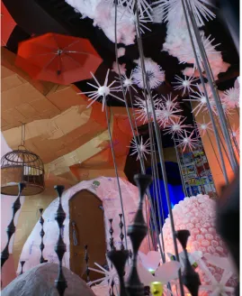 Figure 1, environment, 2011, mixed media installation 