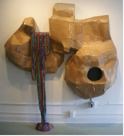 Figure 6, flow and the sound of snow, 2013, mixed media 