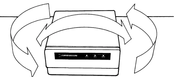Figure 2-4. Disk Drive Installation (Allow Ample Room Around the Drive Cabinet) 