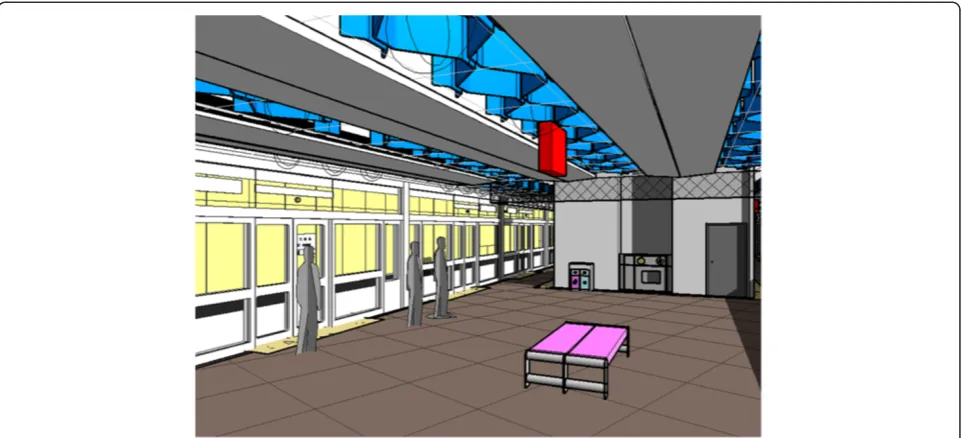 Figure 21 A simulated CCTV screen view before the checking of design conflicts.