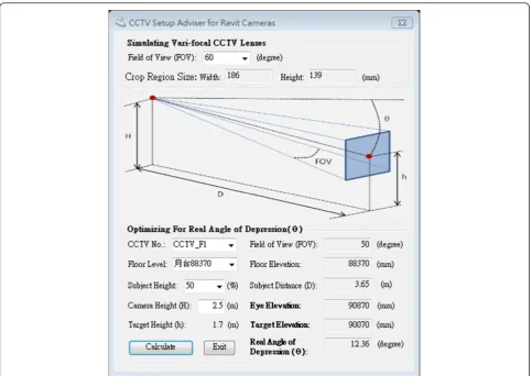 Figure 10 A virtual CCTV screen view simulated by the Revit camera for comparison with the photo in Figure 9.
