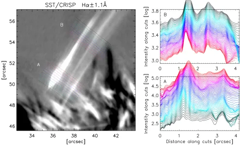 Figure 15. Rain condensation captured in Hbetter visualise the small dim structure parallel to the main condensation