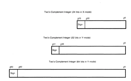 Figure 2-2. Integer Data Formats 