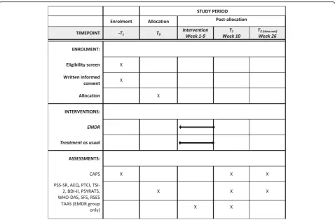 Fig. 2 Standard Protocol Items: Recommendations for Interventional Trials (SPIRIT) figure