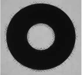 Figure 2. Corner points detected by Harris. 