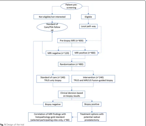 Fig. 1 Design of the trial
