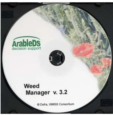 Fig. 8 Weed Manager Handout left and CD right  