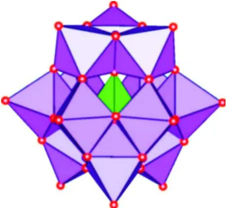 Figure 1.213: Polyhedral representation of the α-Keggin [PX 12O40]3− anion, where X can be 