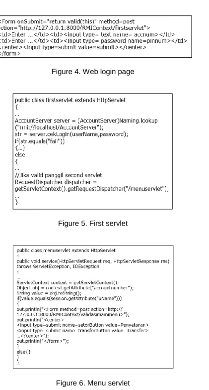 Figure 4. Web login page 