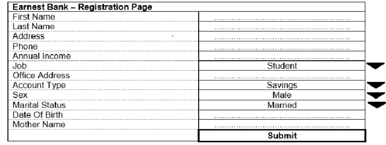 Figure 7. Registration menu 