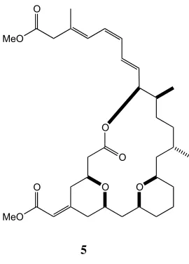 Figure 1.5: (–)-Exiguolide (5)  