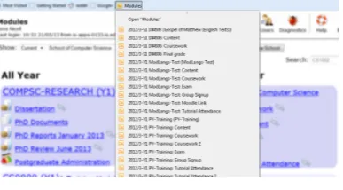Figure 4.1: Smart Bookmarks (Firefox)