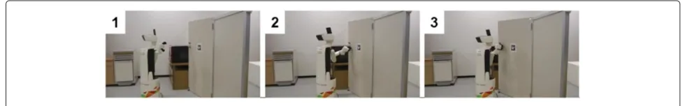 Figure 18 Experimentation of opening door (2): opened door.