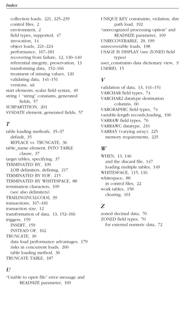 table loading methods, 35–37