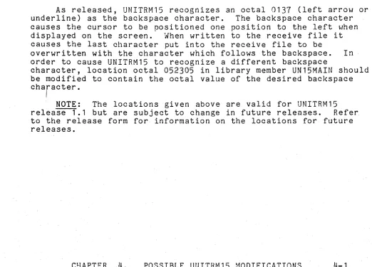 table contains octal. The starting 