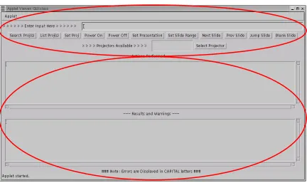 Fig 3.1 Graphical User Interface 