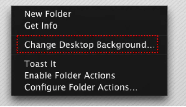 Figure 5 - The "Desktop" preference pane panel 