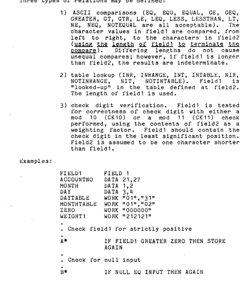 table lookup NOTINRANGE, "looked-up" 