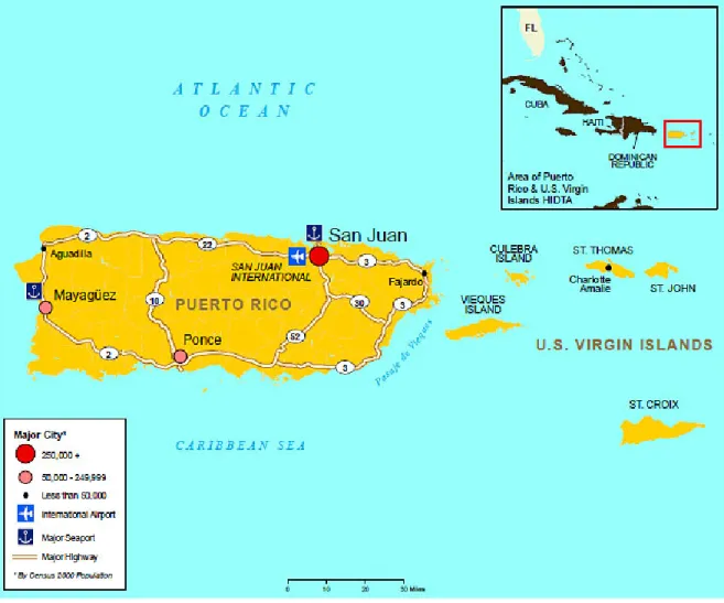 Figure 1  US Caribbean Border 