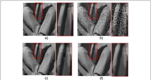 Fig. 8 Despeckling for spatial complicated SAR image scene. a Noisy: 1-look; PSNR = −0.1042; SSIM = 0.21