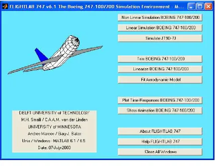 Figure 4.3: Boeing747 simulator