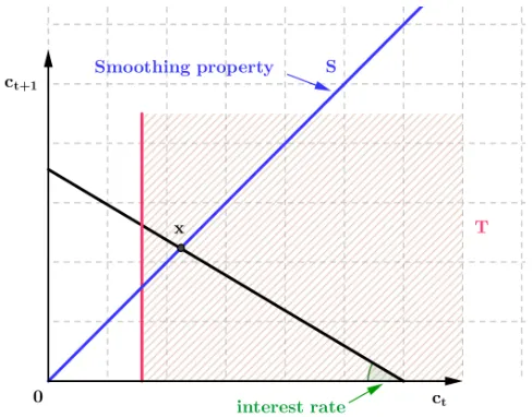 Figure 2: State dependent intertemporalconsumption