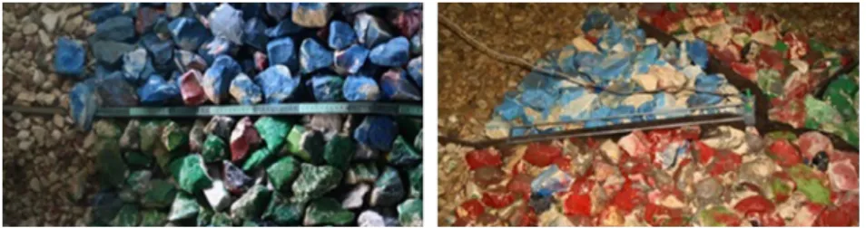 Fig. 2 presents the setup of the 3D breakwater model, where a permeable rough breakwater with rubble stones (riprap) armor layer was simulated with breakwater length of 6 m