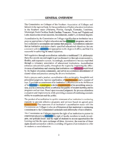 Figure 11: Sample Page with Highlighted Keywords for Relationship Analysis 