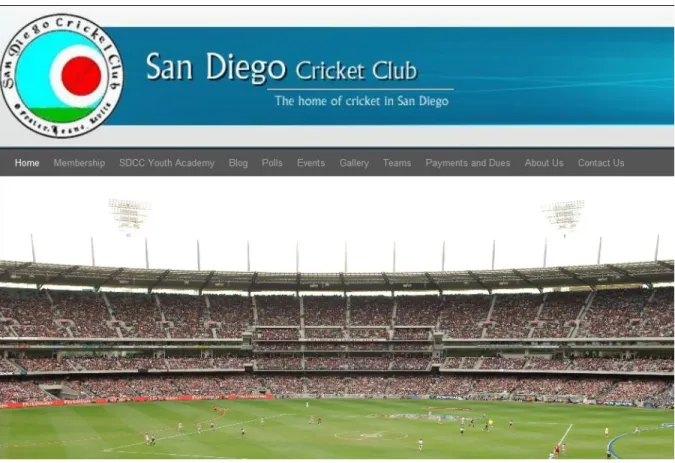 Figure 3.1. Web application main page. 